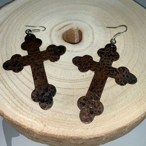 Gypsy Soul cross earrings